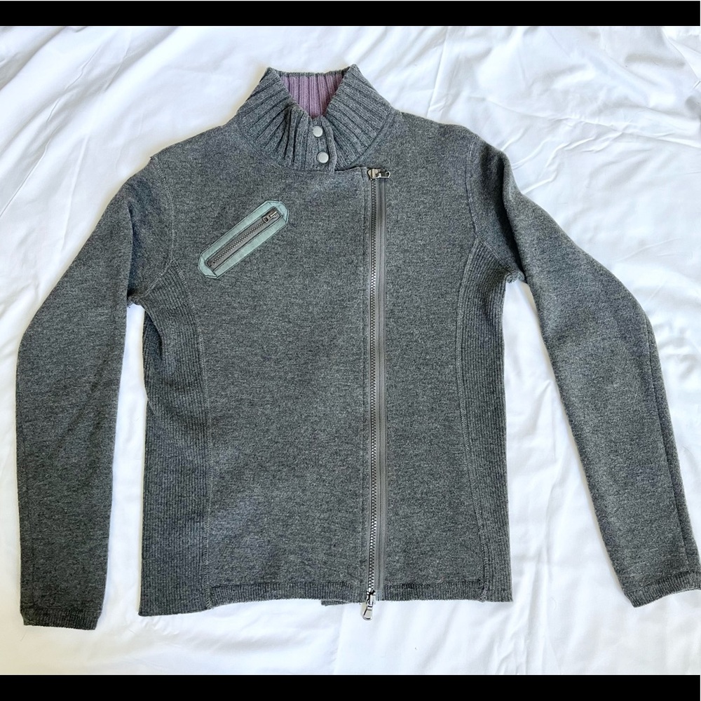 title nine Zip-up Sweater